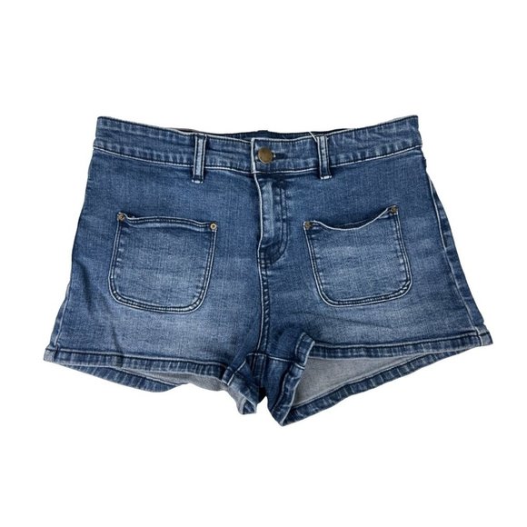 Billabong Medium Wash Front Pocket Denim Shorts Size - Picture 1 of 9